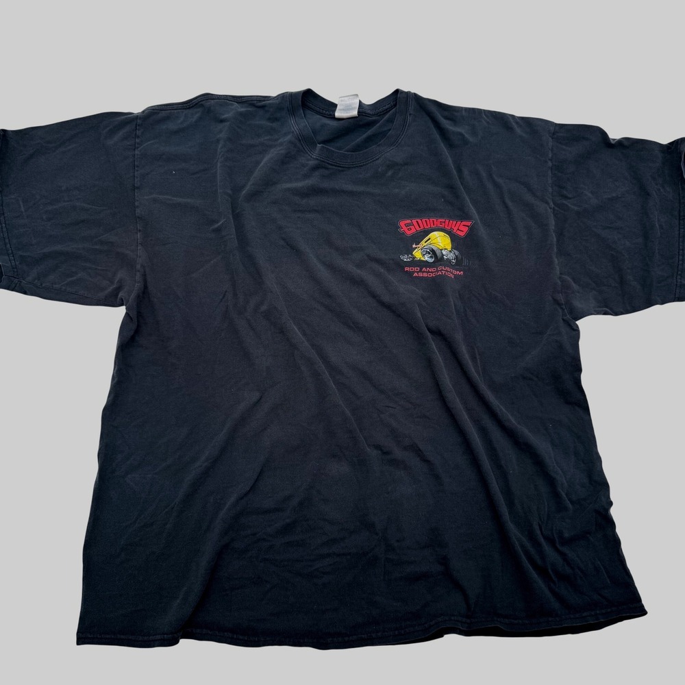 Vintage Goodguys Rod and Custom Association Hot Rod Graphic T-Shirt Black 3XL